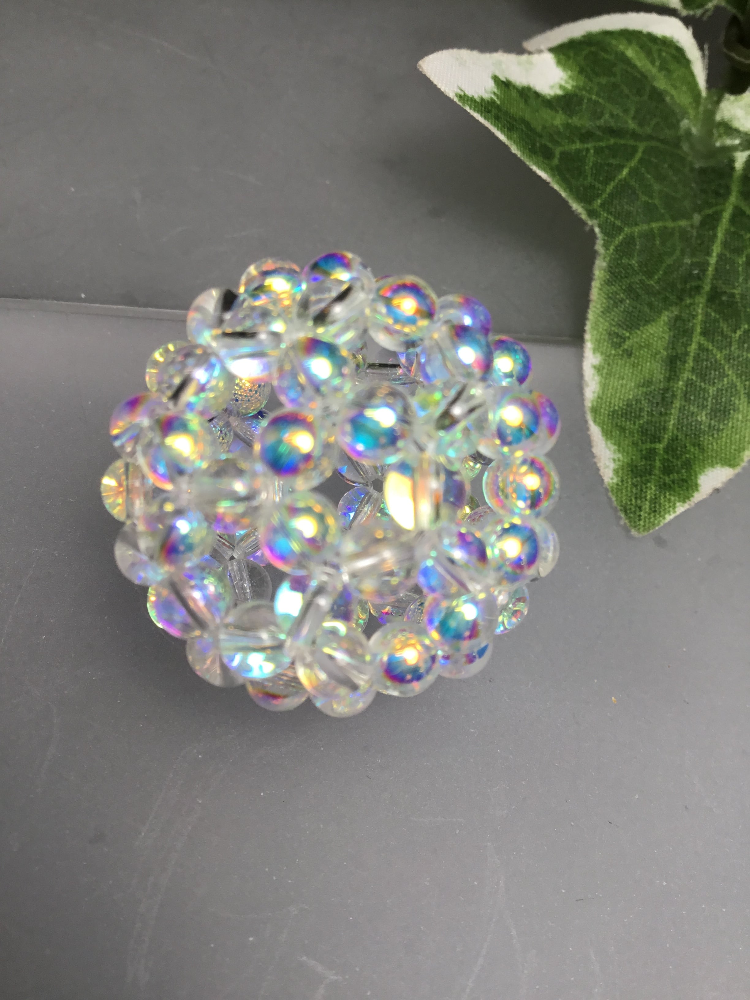 神聖幾何学フラーレン水晶✨水晶オーラ4mm✨宇宙エネルギー✨美しい