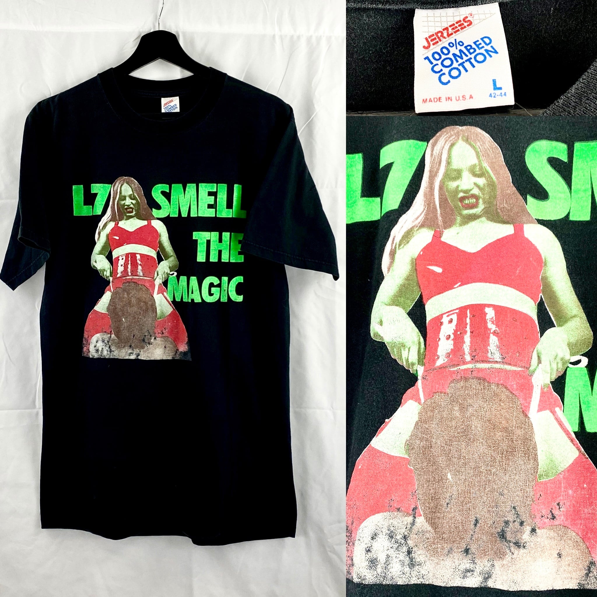 vintage 1990's L7 music tee “smell the magic” | NOIR ONLINE
