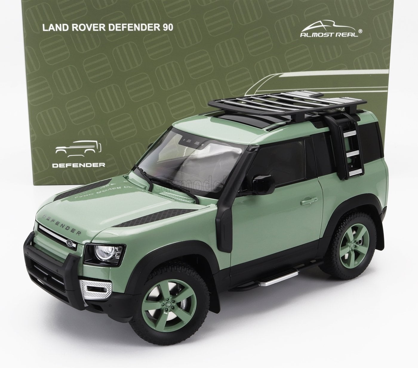 ミニカー 1/18 ランドローバー ニューディフェンダー 90 ALMOST-REAL 1