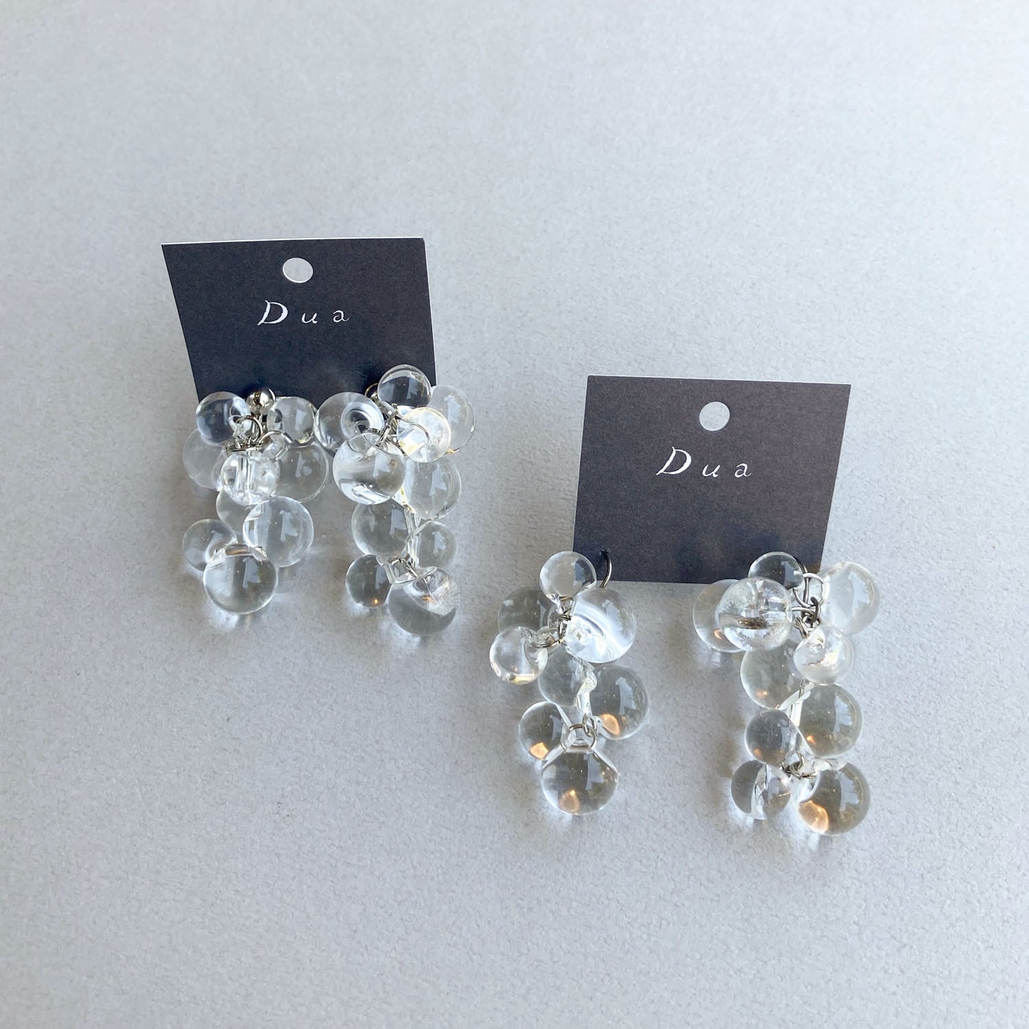 再入荷〉クリアスズマルのじゃらじゃら〈ピアス/イヤリング〉 | Dua