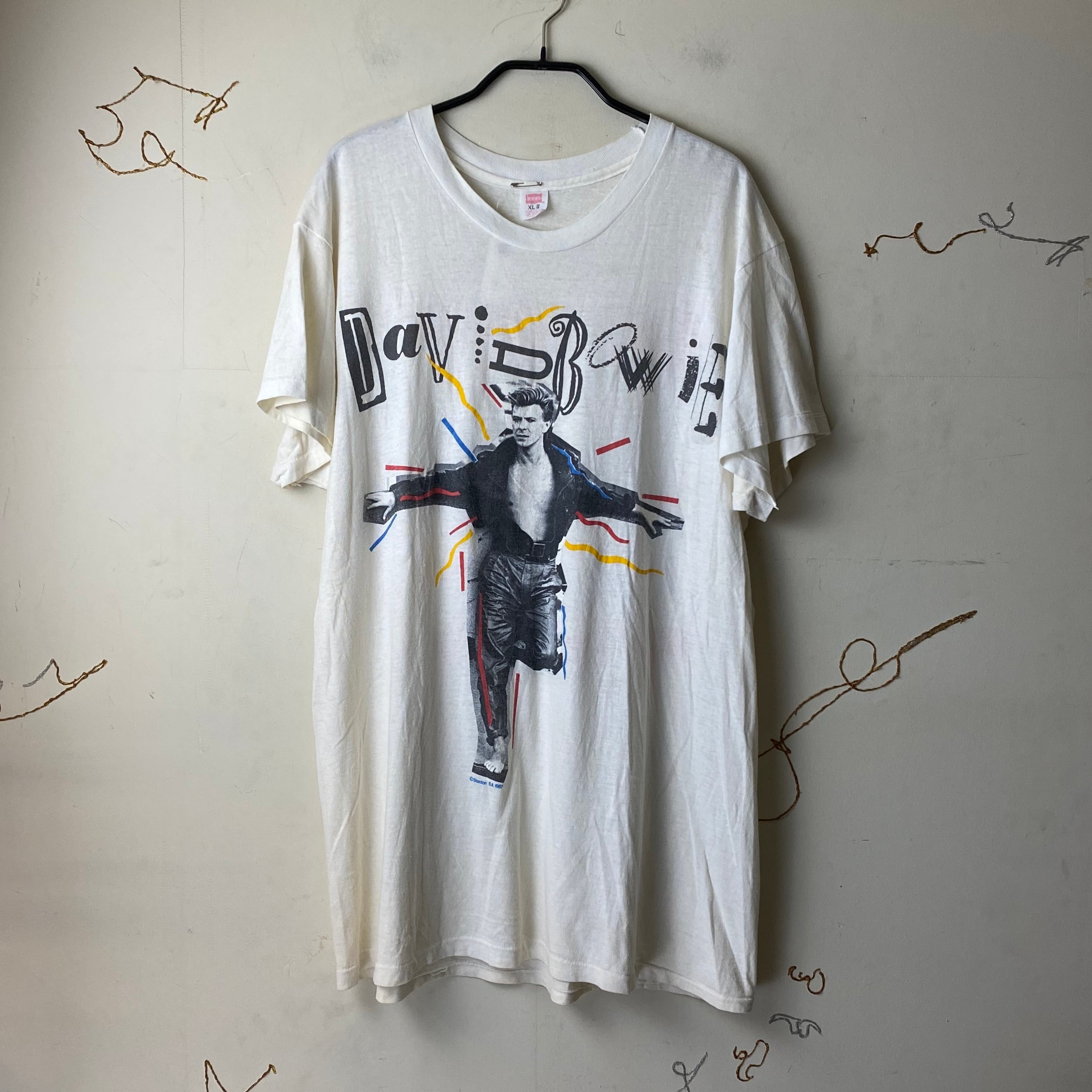 vintage 1987's DAVID BOWIE music tee “the glass spider tour