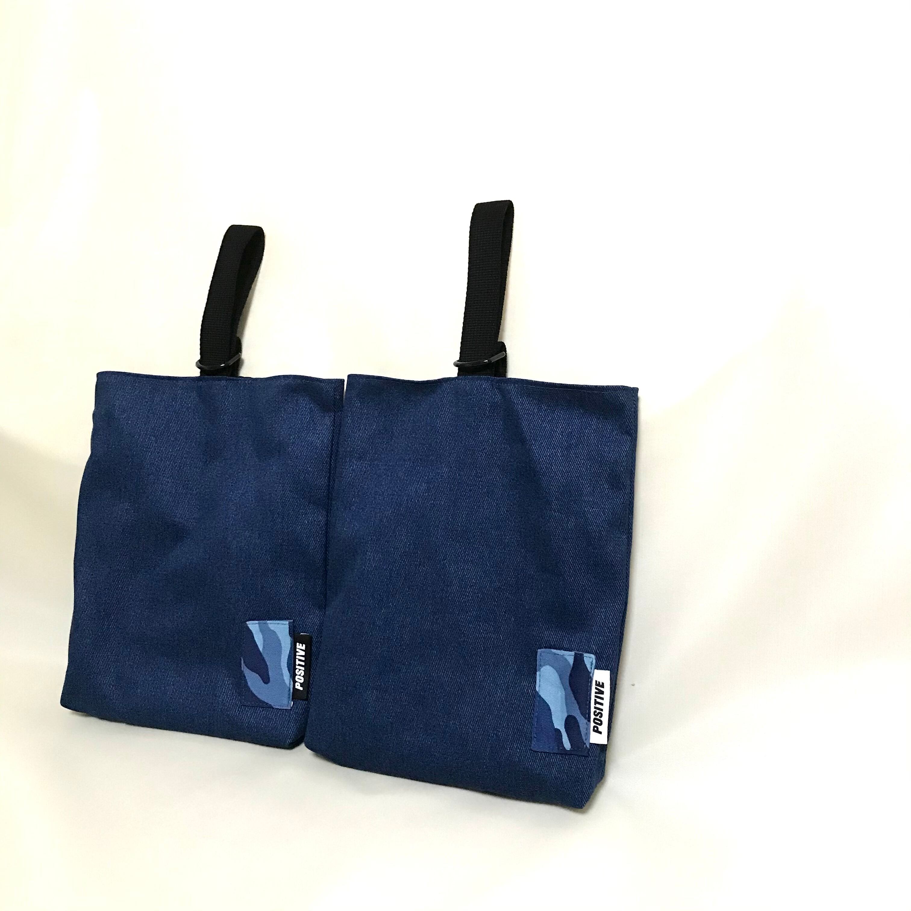 送料無料】入園入学セット ヴィンテージデニム風×ブルー迷彩 レッスン