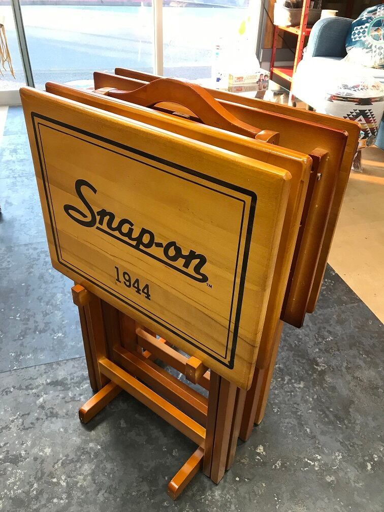 Snap-on スナップオン テーブル ウッドテーブル 折り畳み式 コンパクト