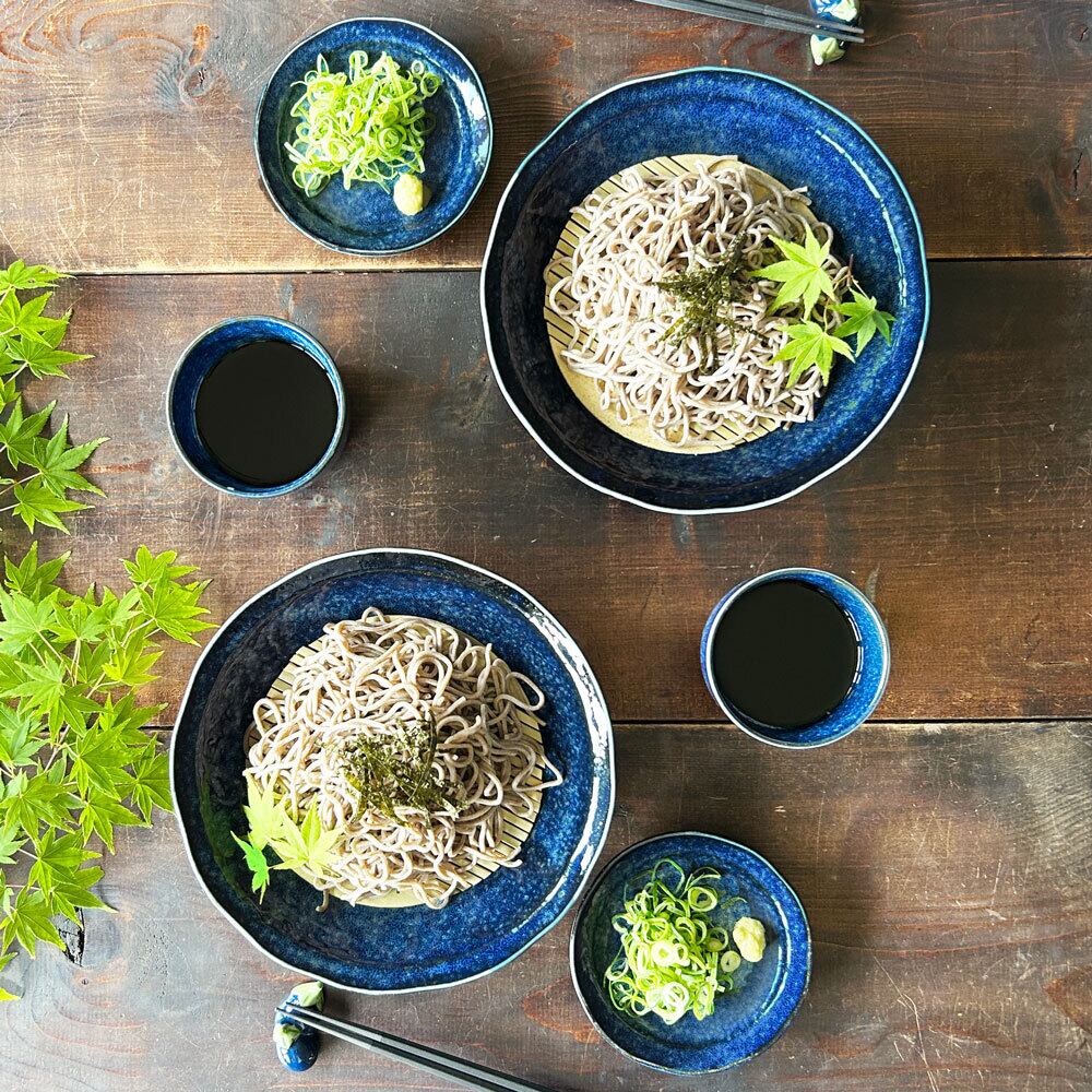 そば食器 窯変 二人前 そば食器セット ざるそば セット そば 食器