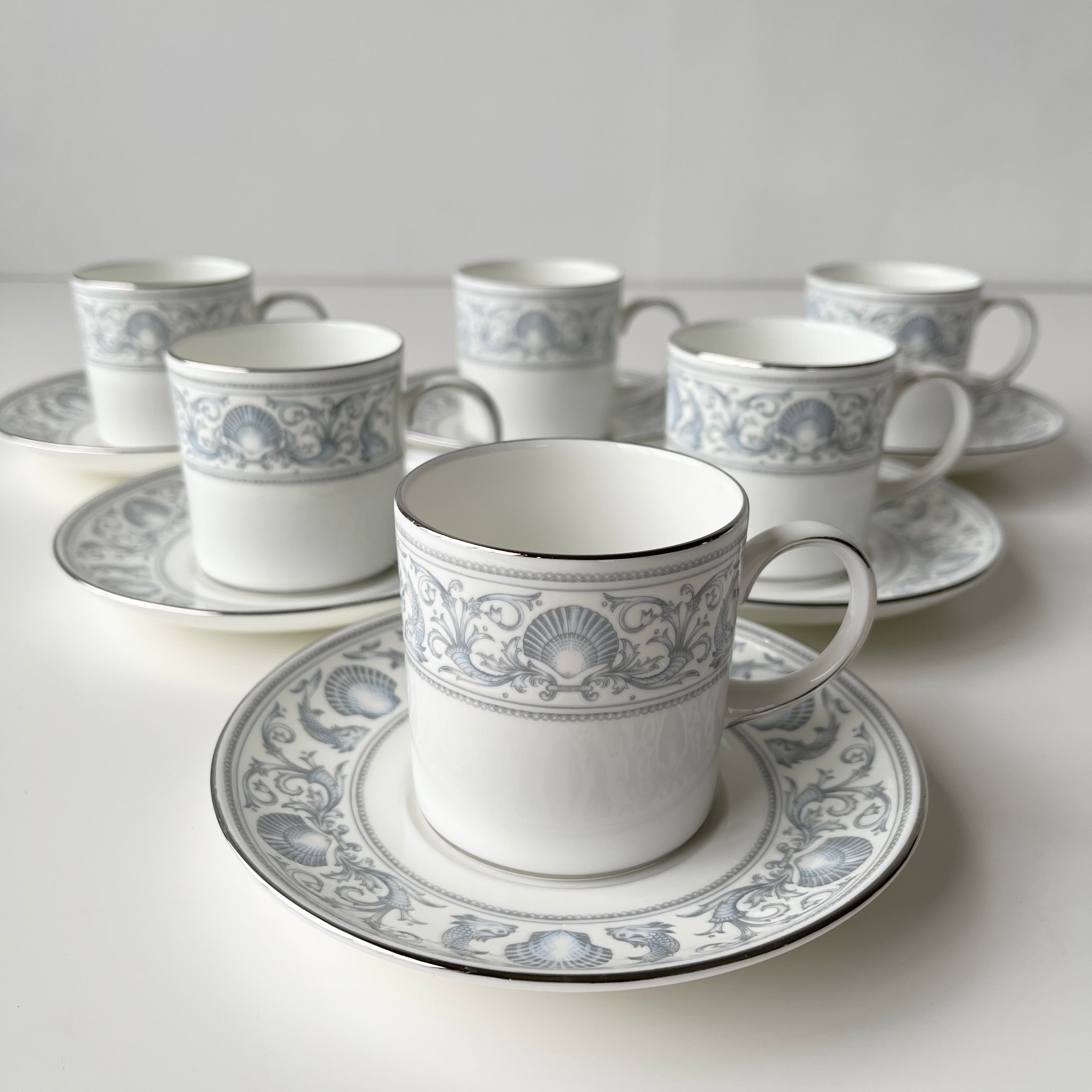 WEDGWOOD DOLPHINS ウェッジウッド ドルフィン デミタス カップ