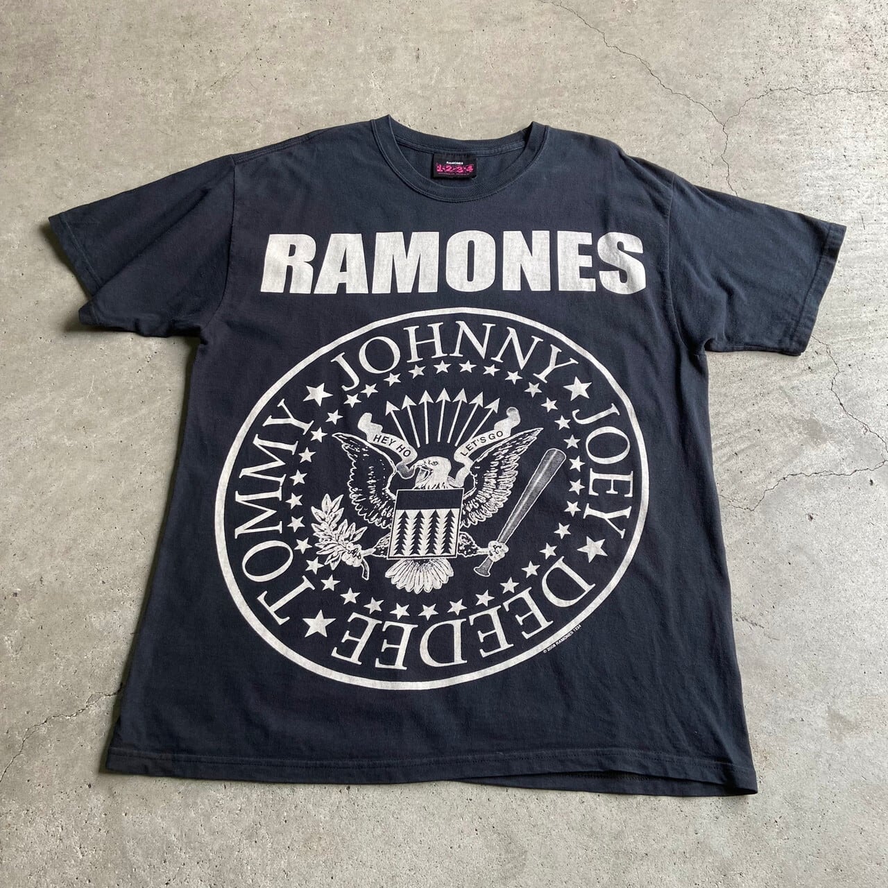 00年代 RAMONES ラモーンズ プリント バンドTシャツ メンズL 古着