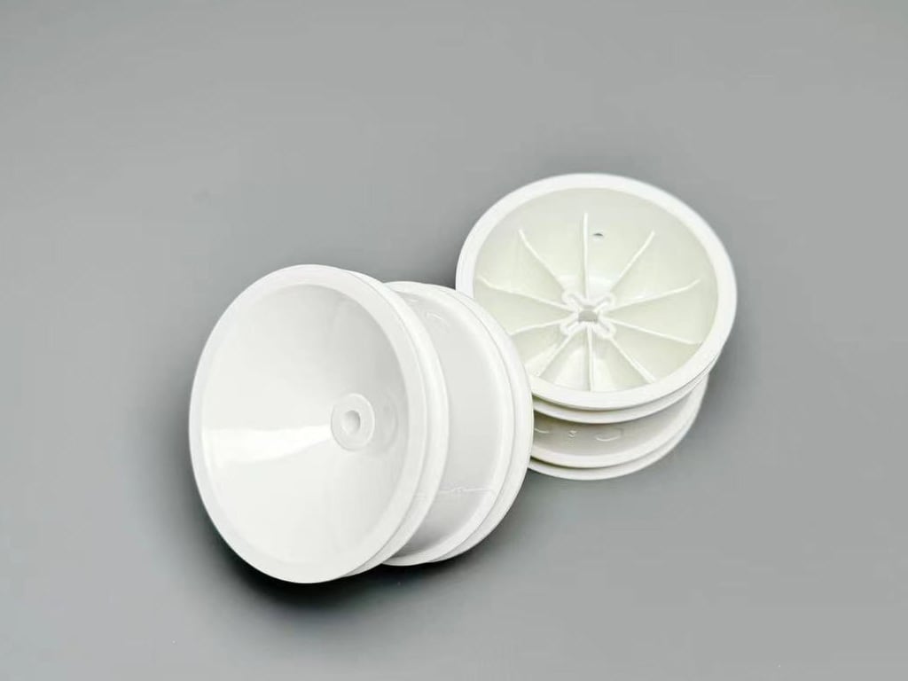 RICKSIDE DESIGN RC10 2.2インチ リアホイール（ホワイト）2個入 FR