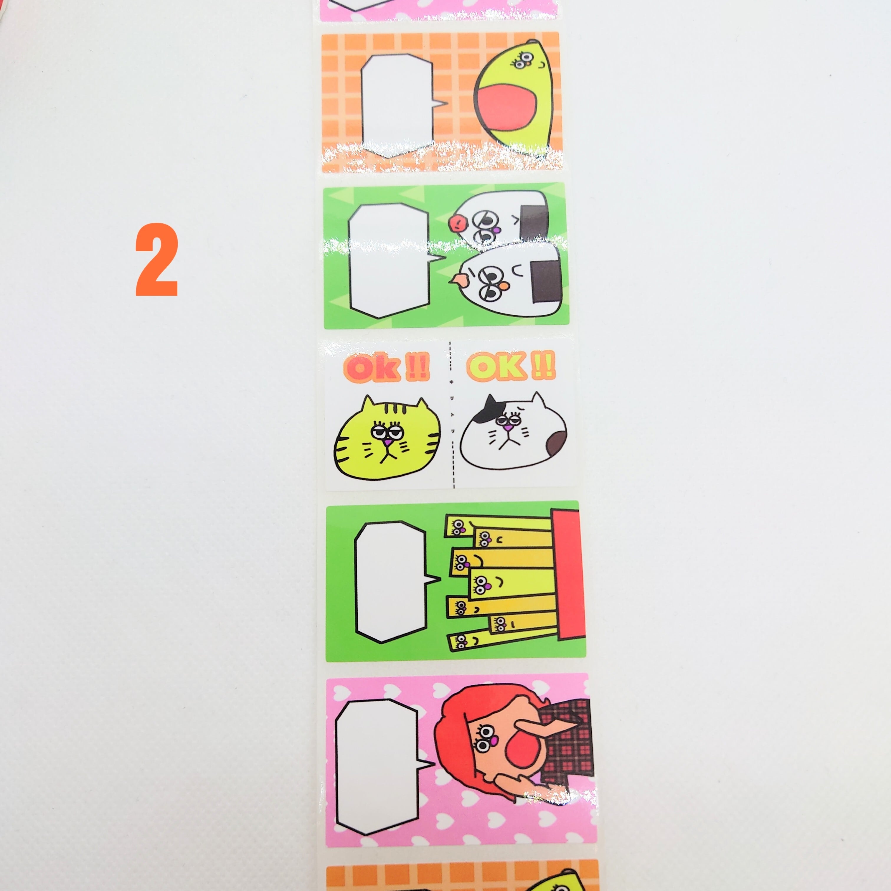オリジナル ロールシール 全5種類 | COLORFUL TOYS