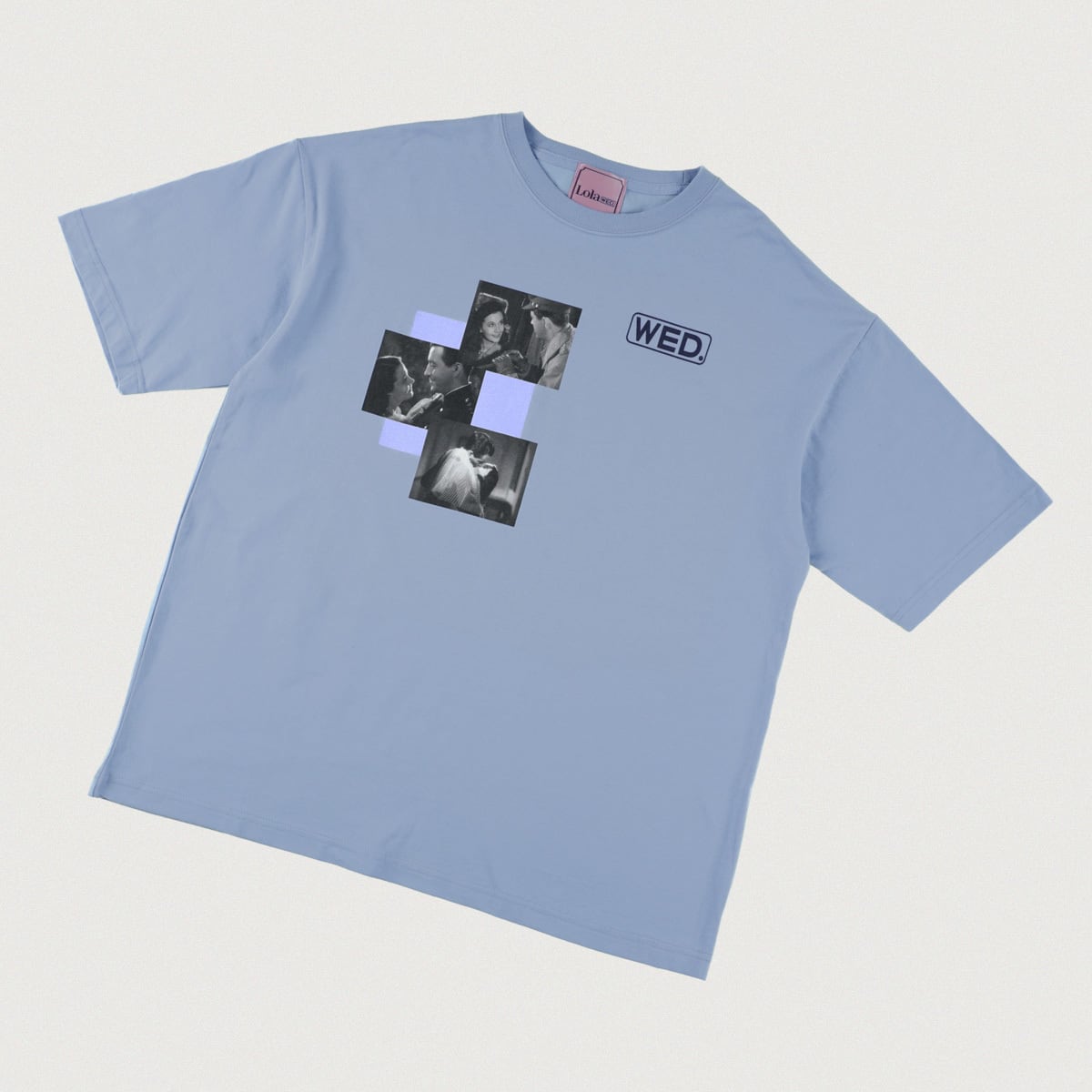 Kiss T-shirts2023（acid blue） | Lola wed.