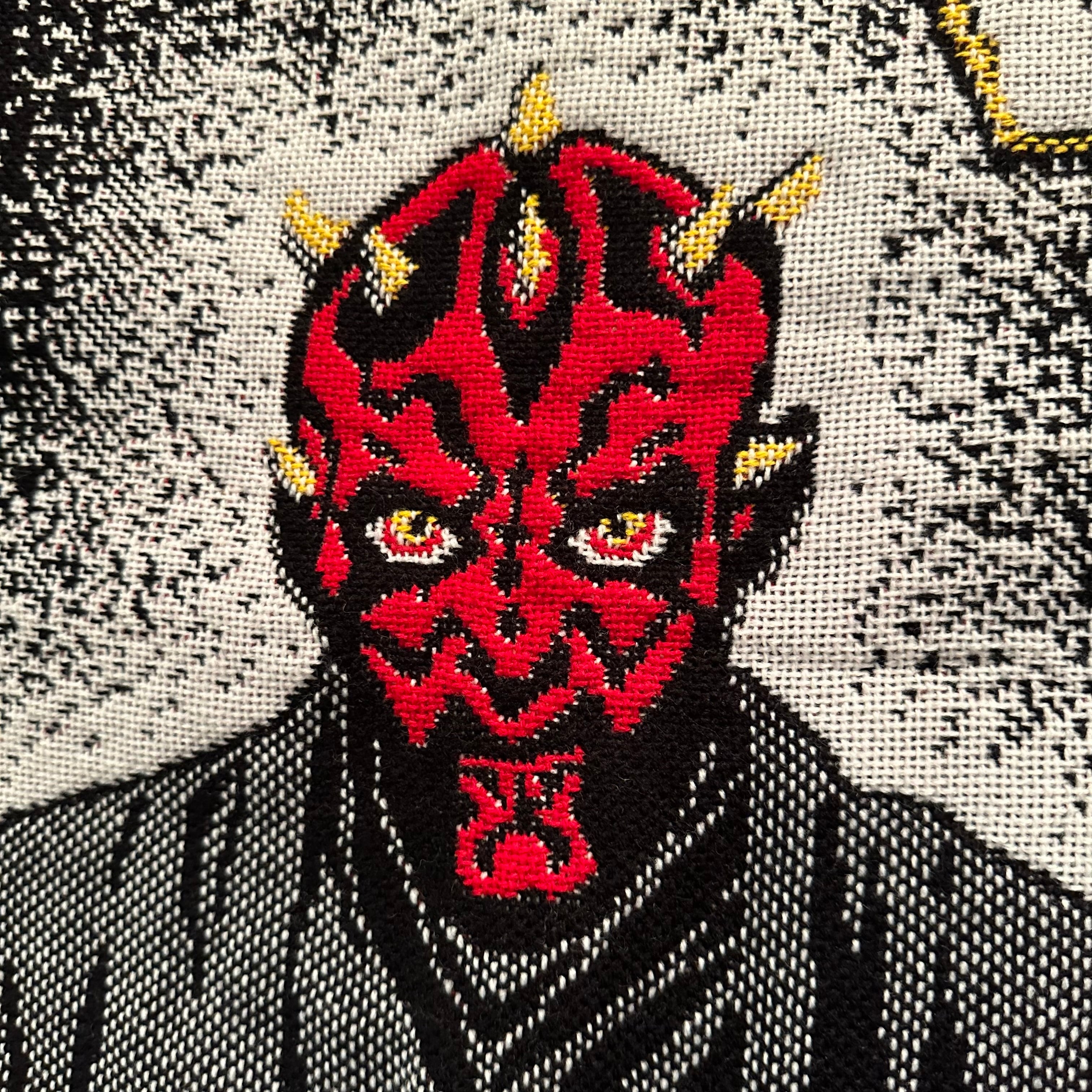 90's star wars ダースモール ブランケットラグ スターウォーズ ○rack