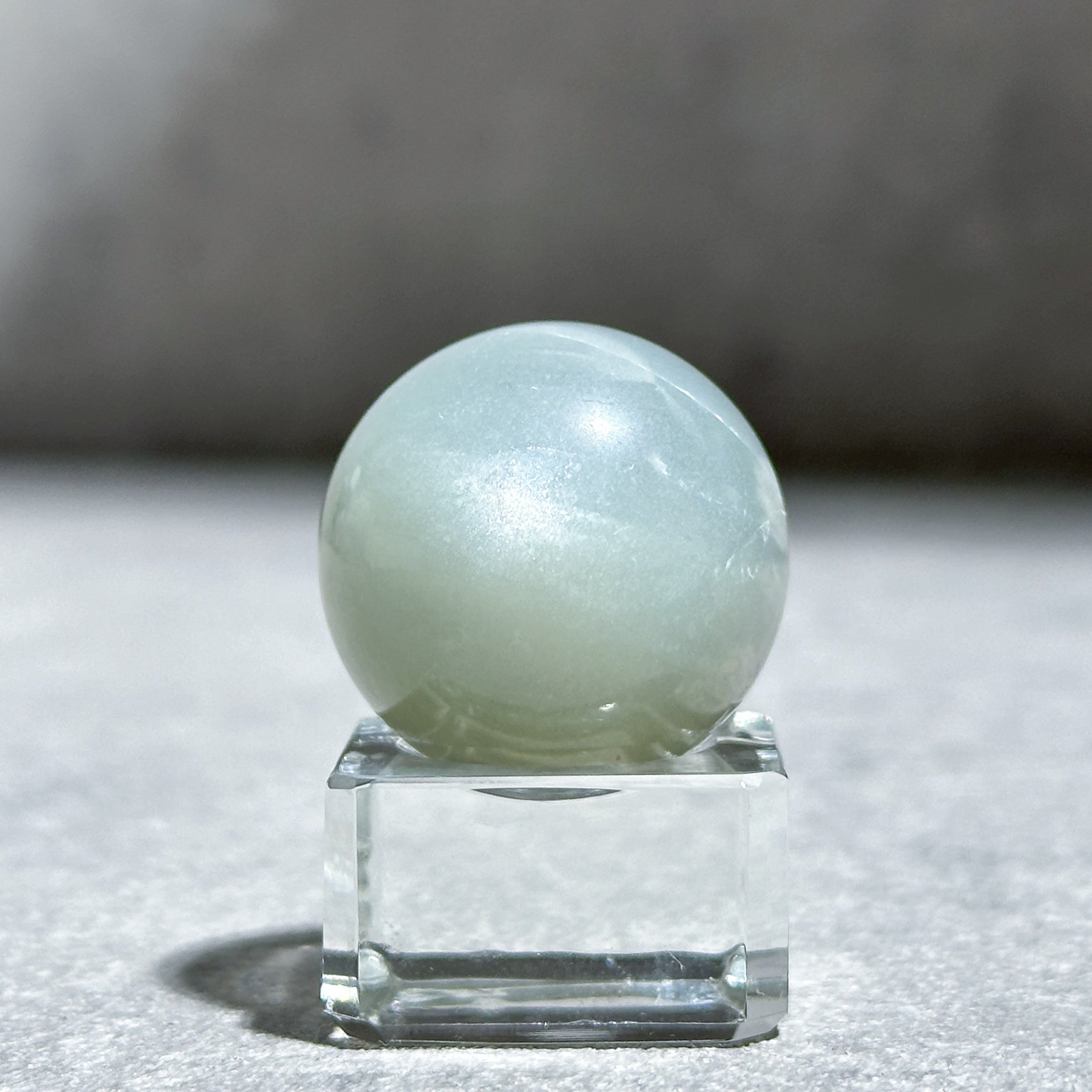 グリーンムーンストーン スフィア（丸玉）21◇Green Moon Stone