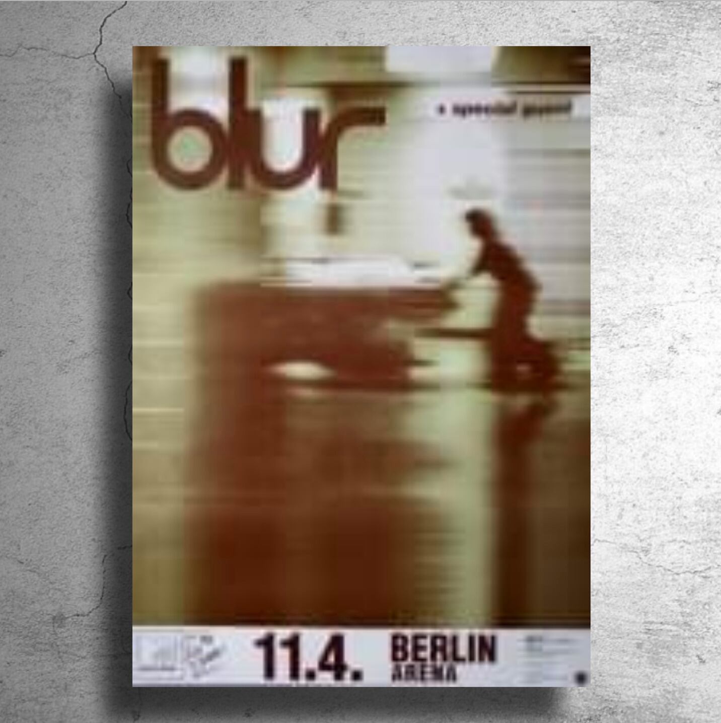 ブラー Blur』1997年ドイツ公演ポスター | 特殊ポスターショップ