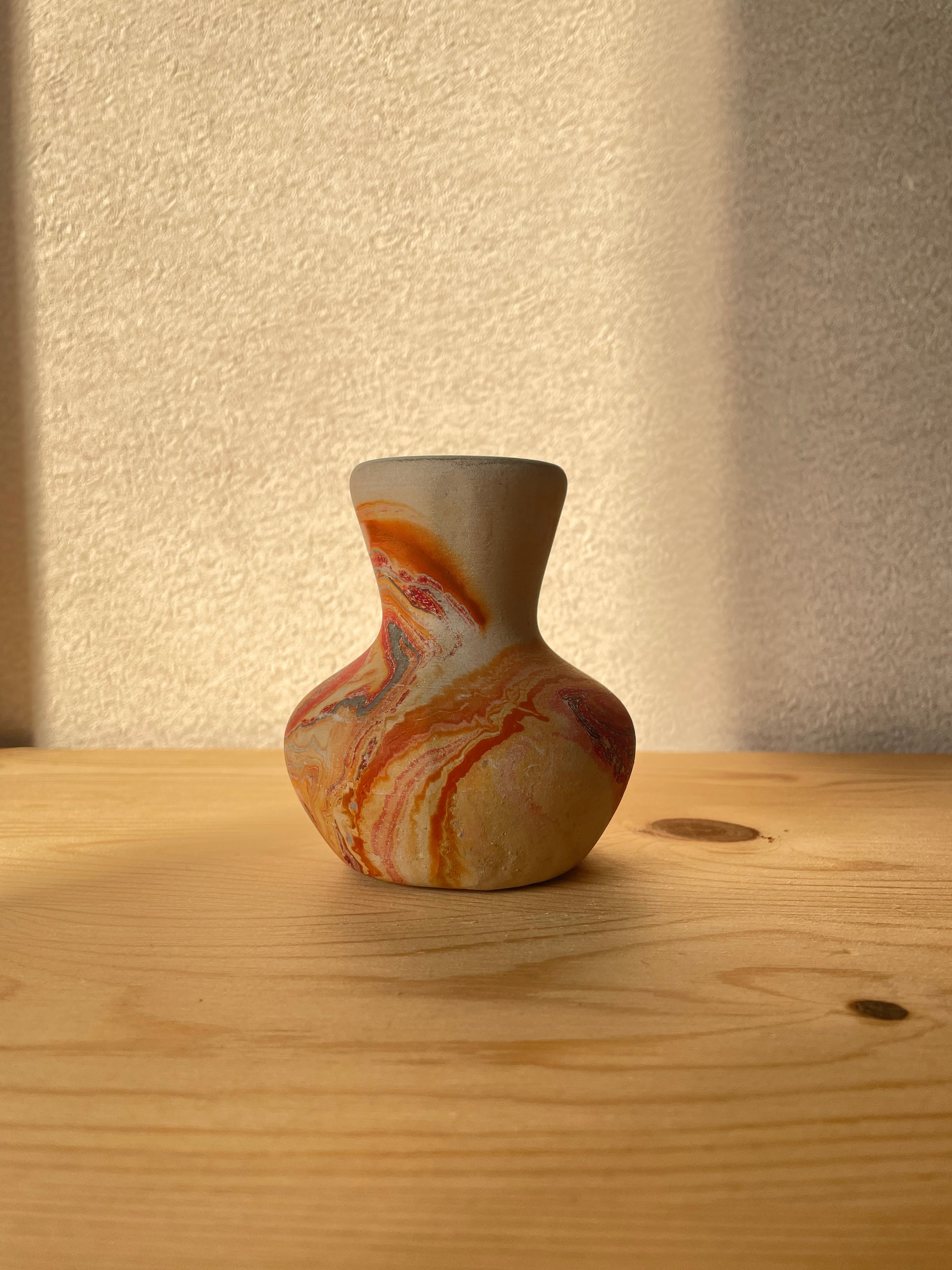 Vintage Nemadji Pottery Red Swirl/ ヴィンテージ ネマージ 陶器 | hemm