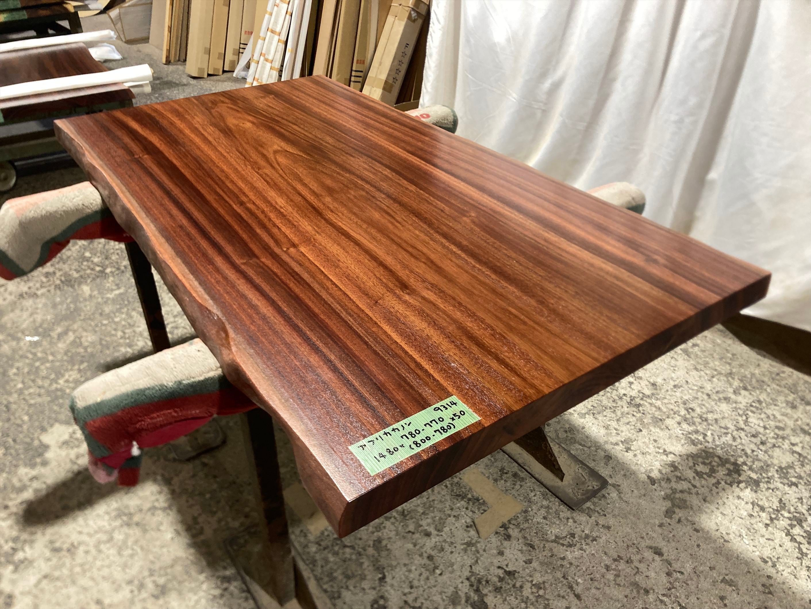 本花林テーブル脚 1セット ダイニングテーブル 一枚板 DIY カウンター