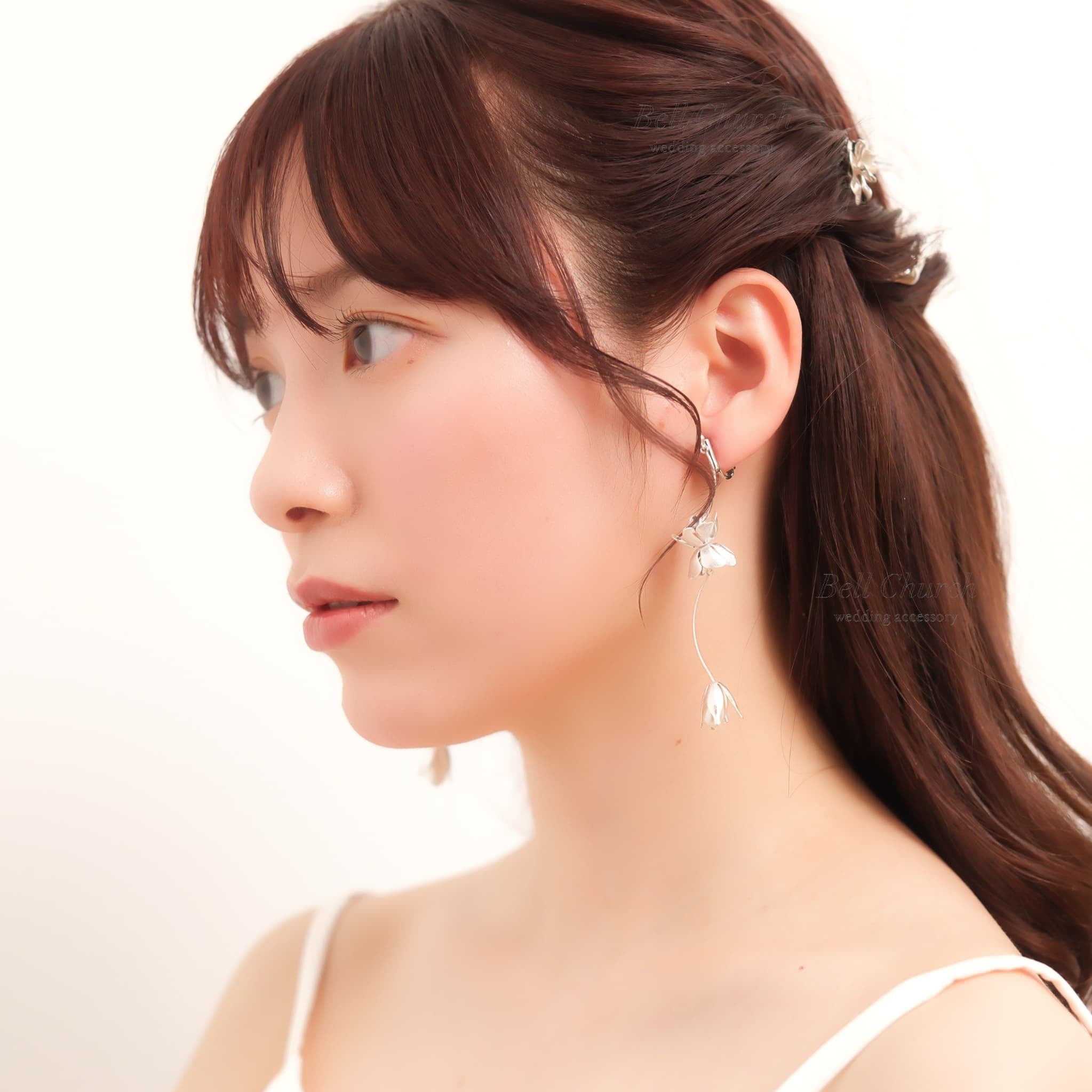 ウェディング ピアス イヤリング｜ニッケルフリー ロングピアス 揺れる