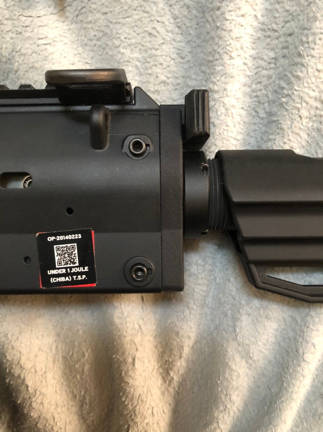 VFC 電動MP7用 M4 ストックアダプタ | M-3D(エアガン用 3Dプリンタ製