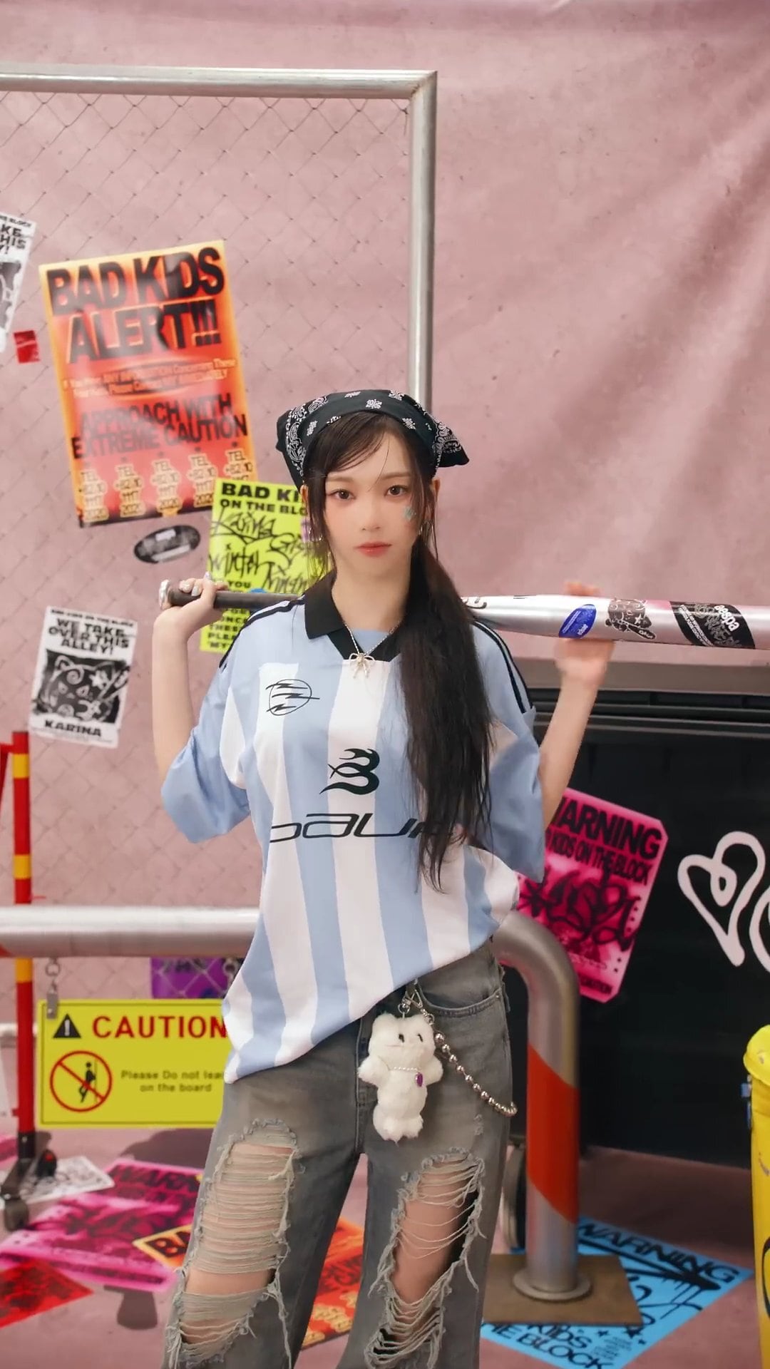 ☆aespa カリナ 着用！！【BAUF】Bサッカー ユニフォーム 半袖 Tシャツ