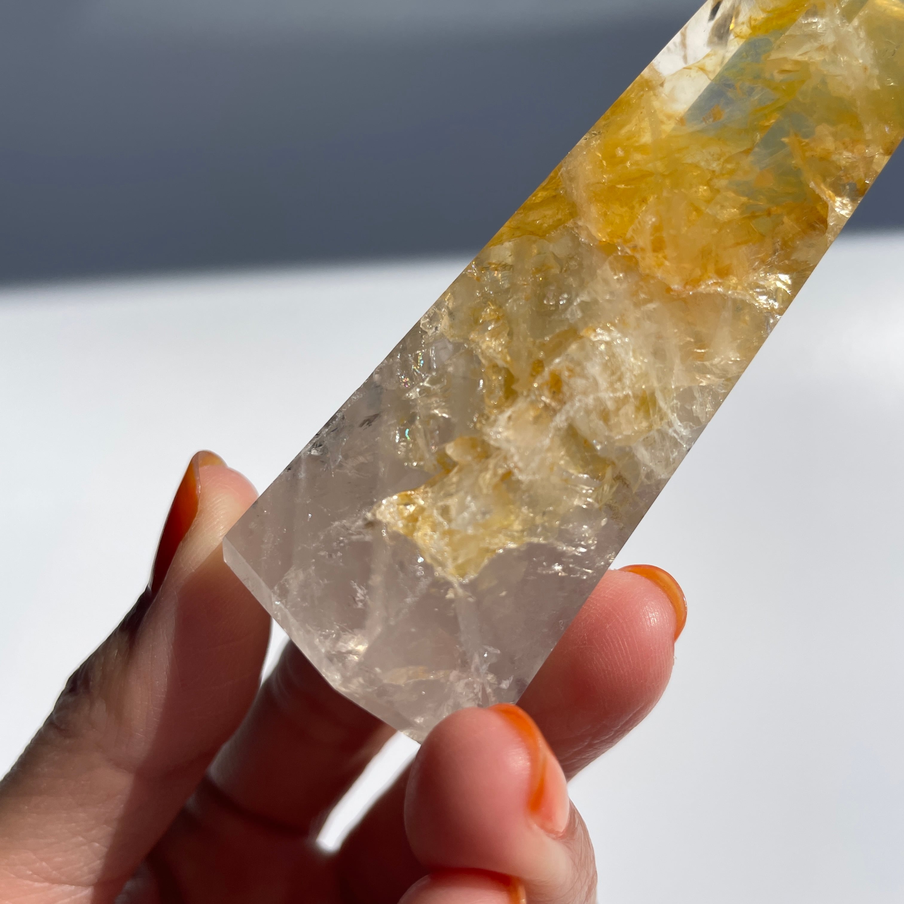 ゴールデンヒーラー タワー型35◇Golden Healer◇天然石・鉱物
