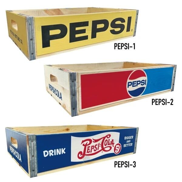 ウッドケース（木箱）ペプシ（PEPSI）コーラ | アメリカン雑貨 437ULG