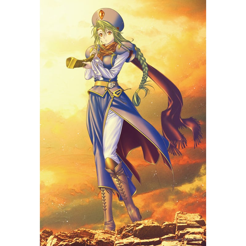 エメラルドドラゴン・PP貼りA2ポスター「祈りの丘」新規描き下ろしVer