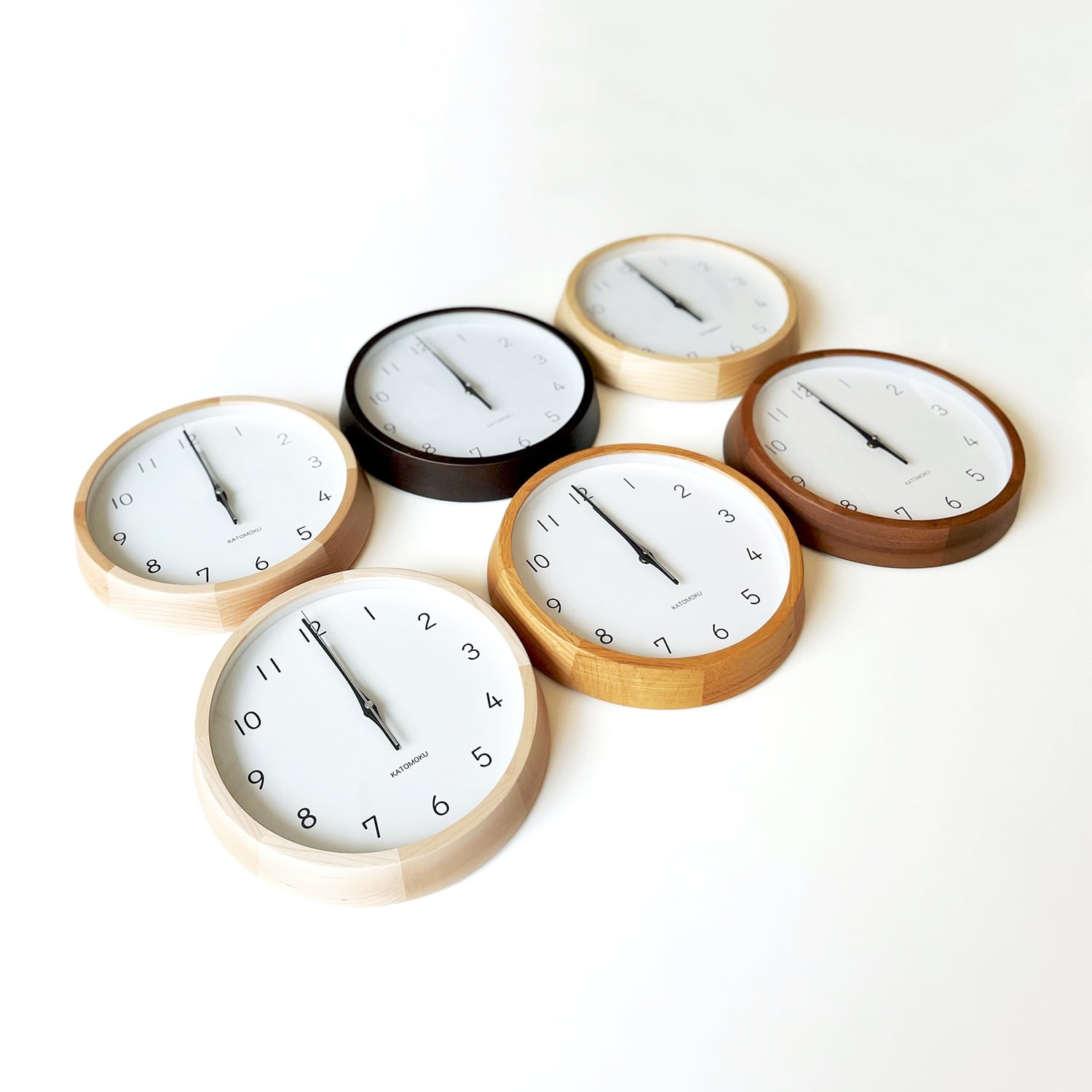 KATOMOKU muku clock 13 ナチュラル km-104NA 掛け時計 | 加藤木工株式