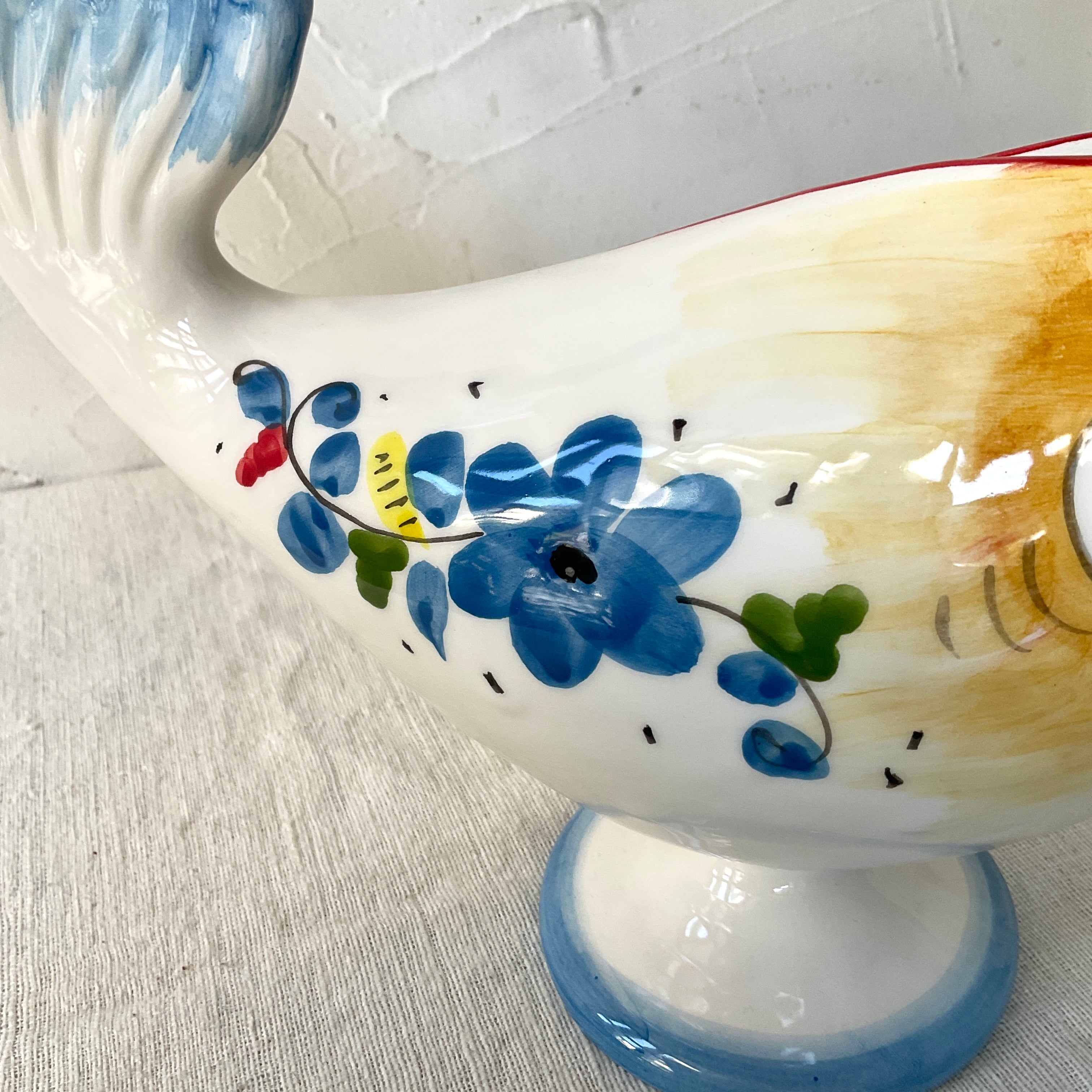 イタリア陶器】口あけ魚花瓶 | 照明＆エシカルライフスタイル Lampada