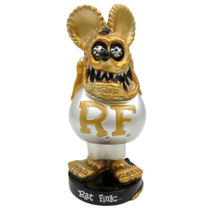 ♧ 再入荷！【 Rat Fink・ラットフィンク】 ボビングヘッド GOLD