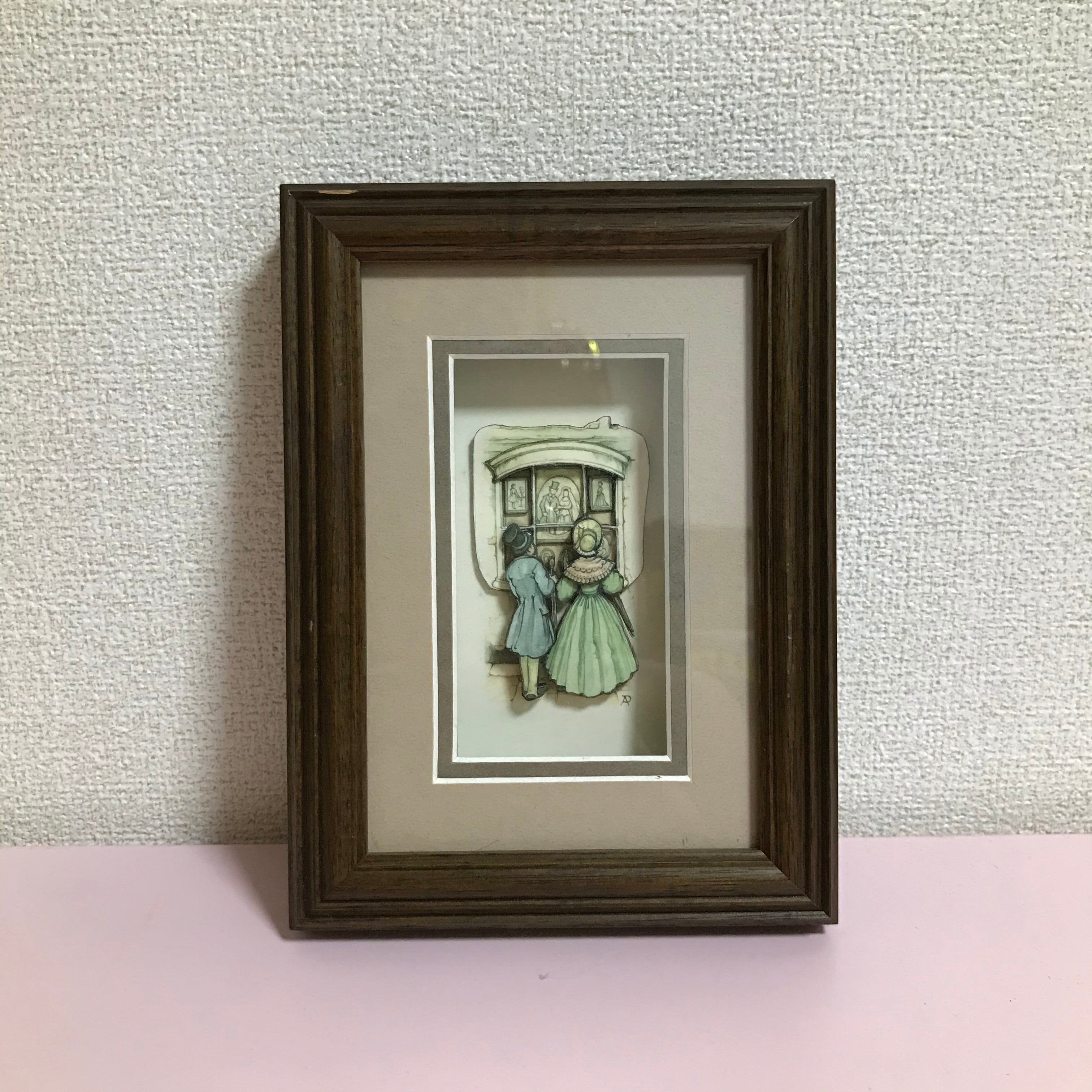 シャドーボックス アントンピック 時計屋さん 完成品 シャドーボックス