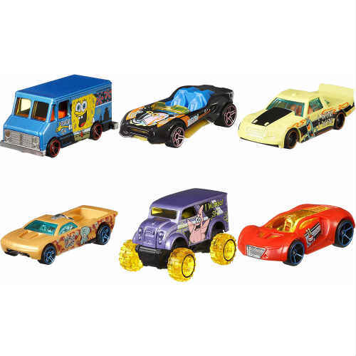 1/64 Hot Wheels Spongebob Car 6台セット ホットウィールズ スポンジ