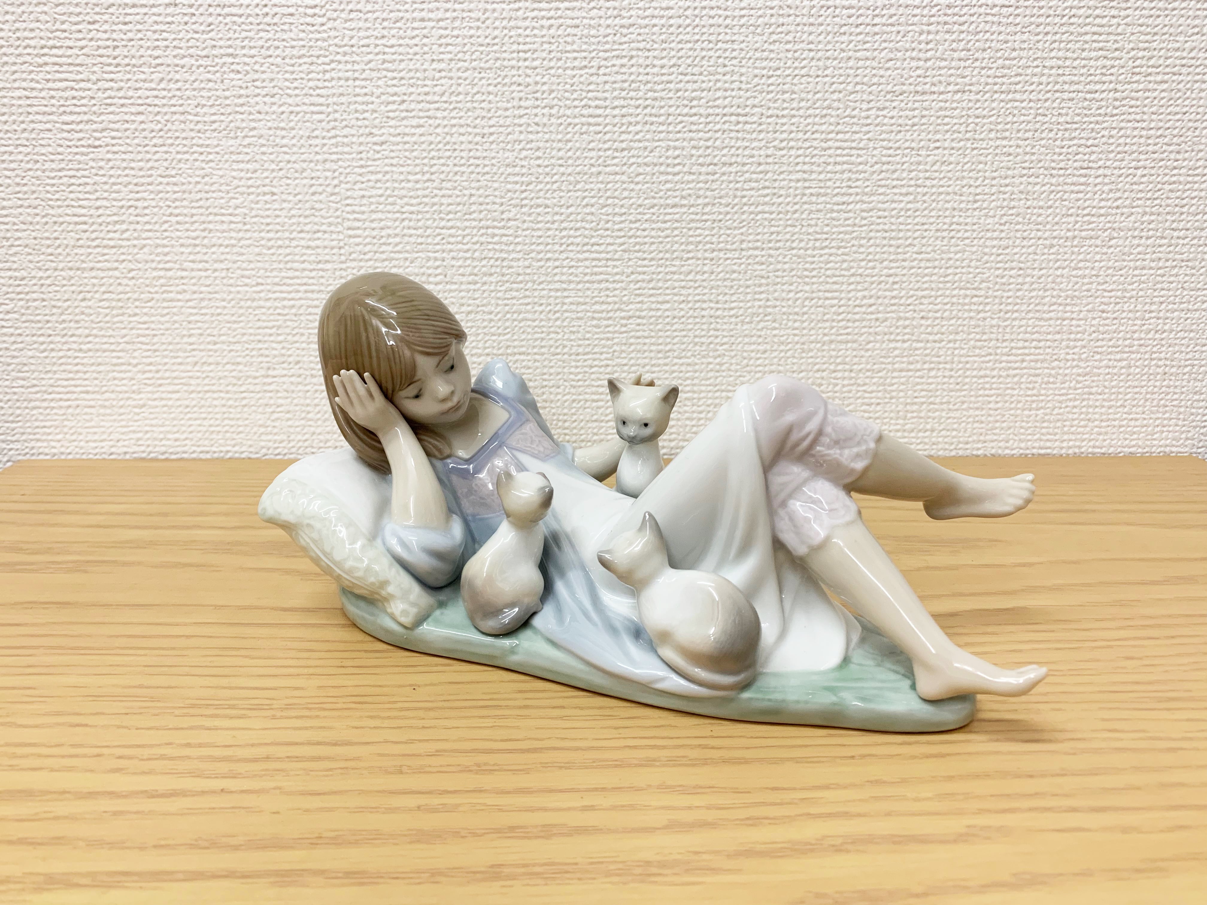 お昼寝させて（LLADRO / リヤドロ） | 猫本サロン 京都三条サクラヤ