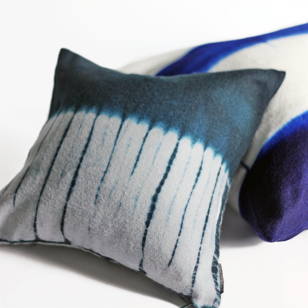 Baby Alpaca Tesuji Shibori ベビーアルパカ 45cm角 クッションカバー