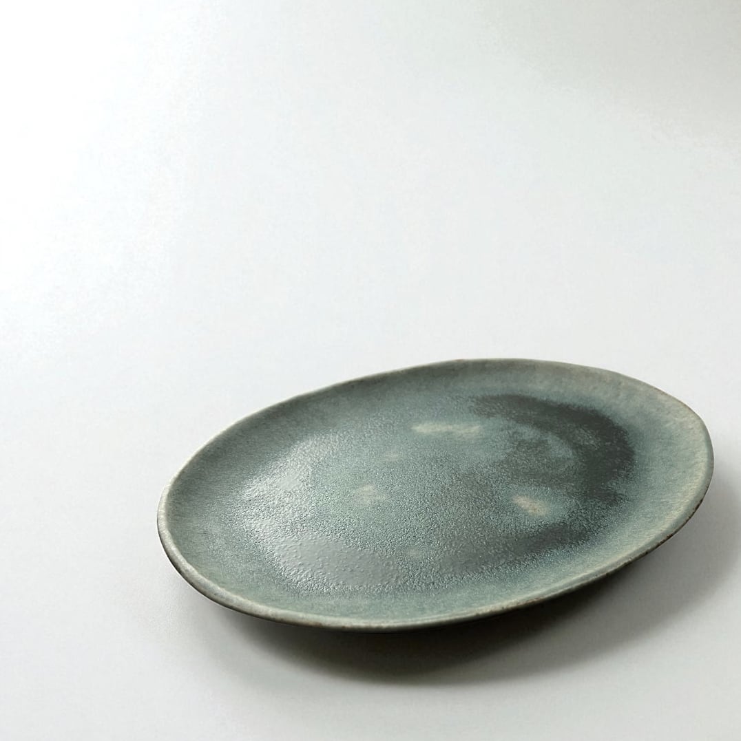 再入荷】楕円取皿(幅 21 cm)水々 | TSUNE;田中恒子の器 オンラインストア