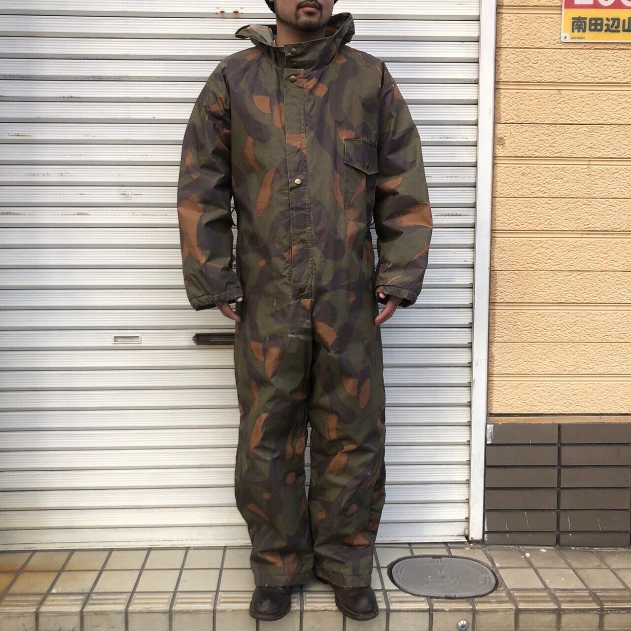 貴重 70s ハンガリー軍 実物 ハリケーンカモ 迷彩 スーツ ツナギ