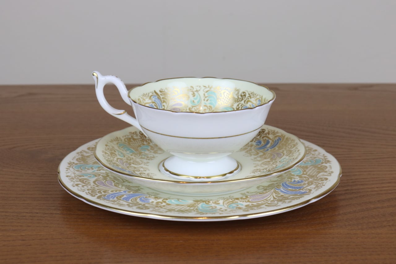 コールポート トリオ ティーカップ ケーキ皿 Chatsworth イギリス