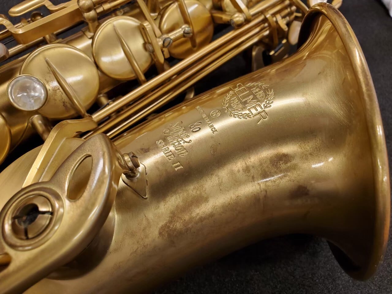 中古楽器/完売】セルマー アルトサックス SA-80Ⅱ ブラッシュドサテン