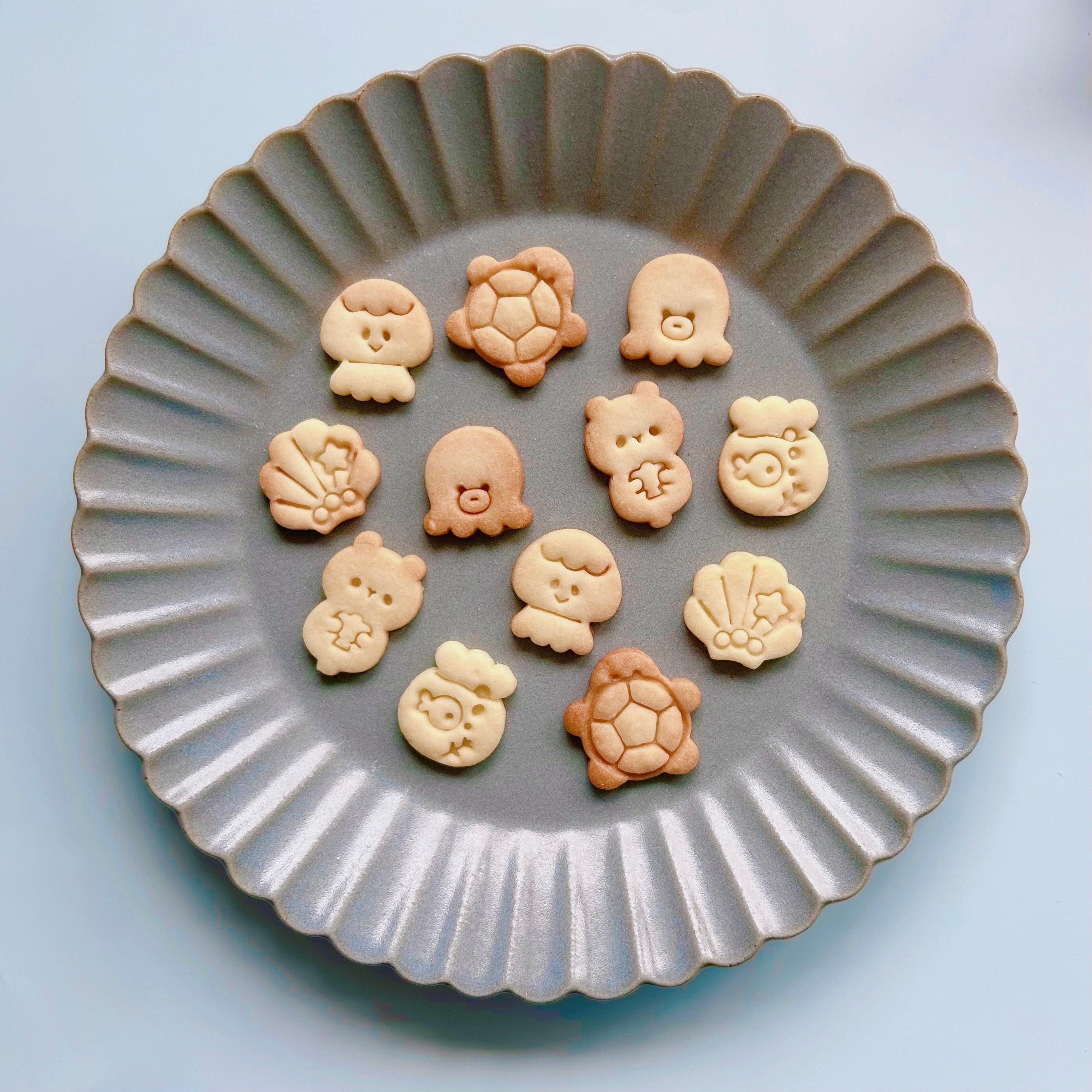 ミニミニ海のクッキー型セット | 3PM cookies