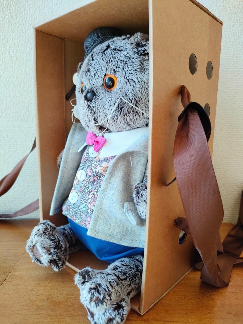 BBB089】22cm ブディーバーサ(Budi Basa) 猫のぬいぐるみ：バーシック