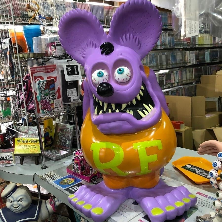 RATFINK 】ラットフィンク ジャンボコインバンク パープル FUNKO