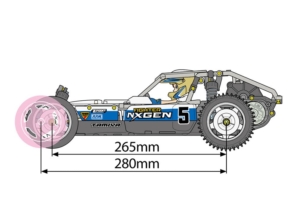 タミヤ 58741 1/10RC ファイター ネクスジェン (DT-04シャーシ) | 岩国
