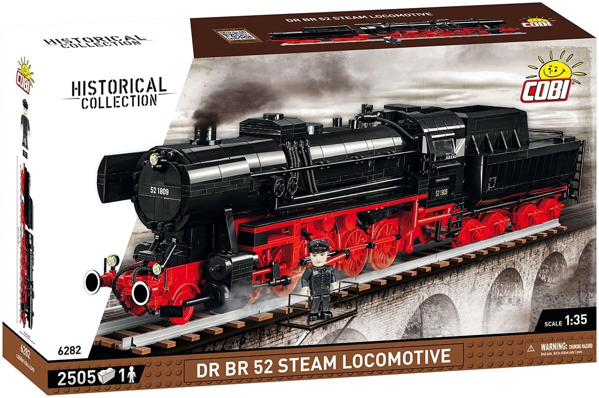 COBI #6282 ドイツ国鉄52形蒸気機関車 (DRB Class 52 Kreigsloks