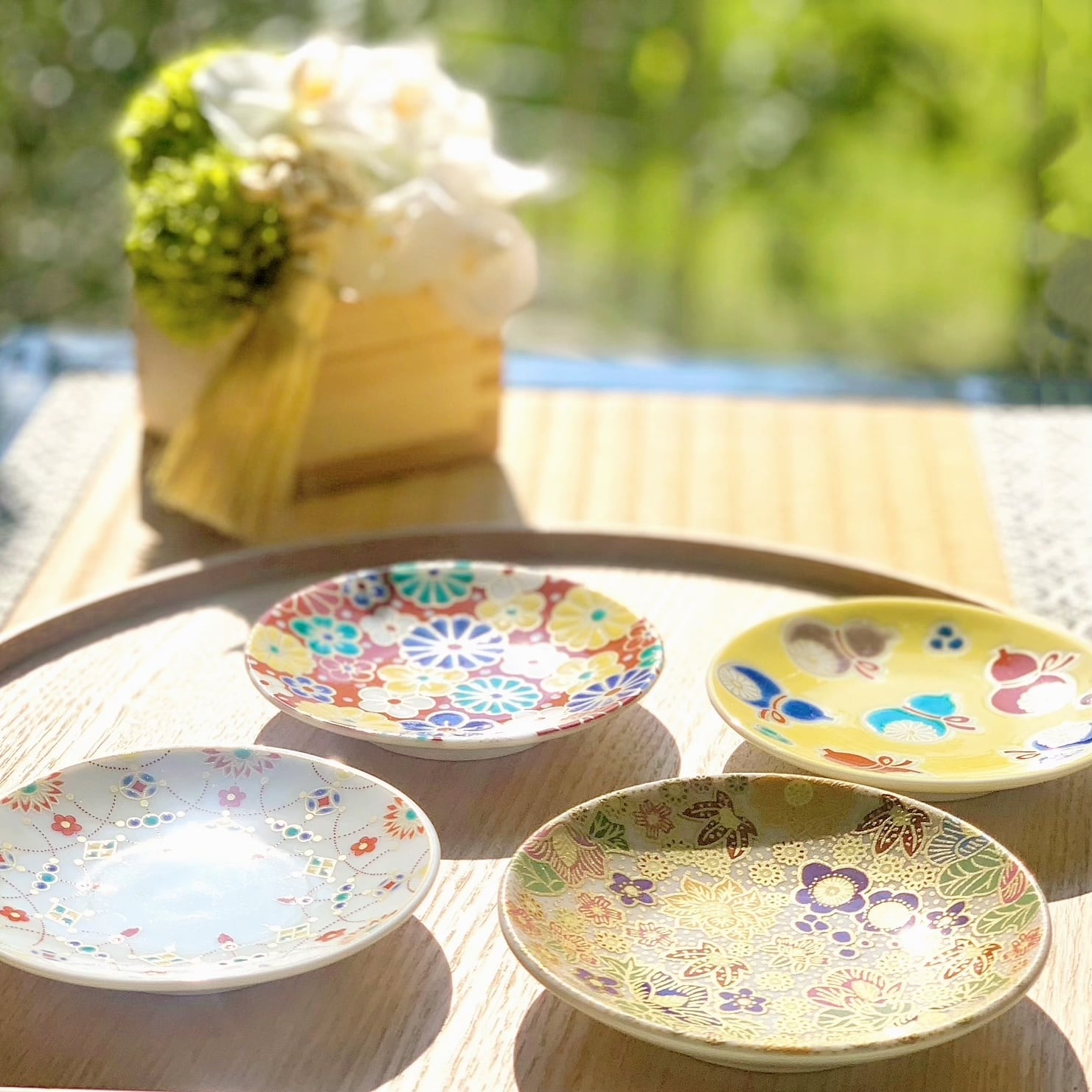 九谷焼 花詰 小皿 | Floraison Table フロレゾンテーブル