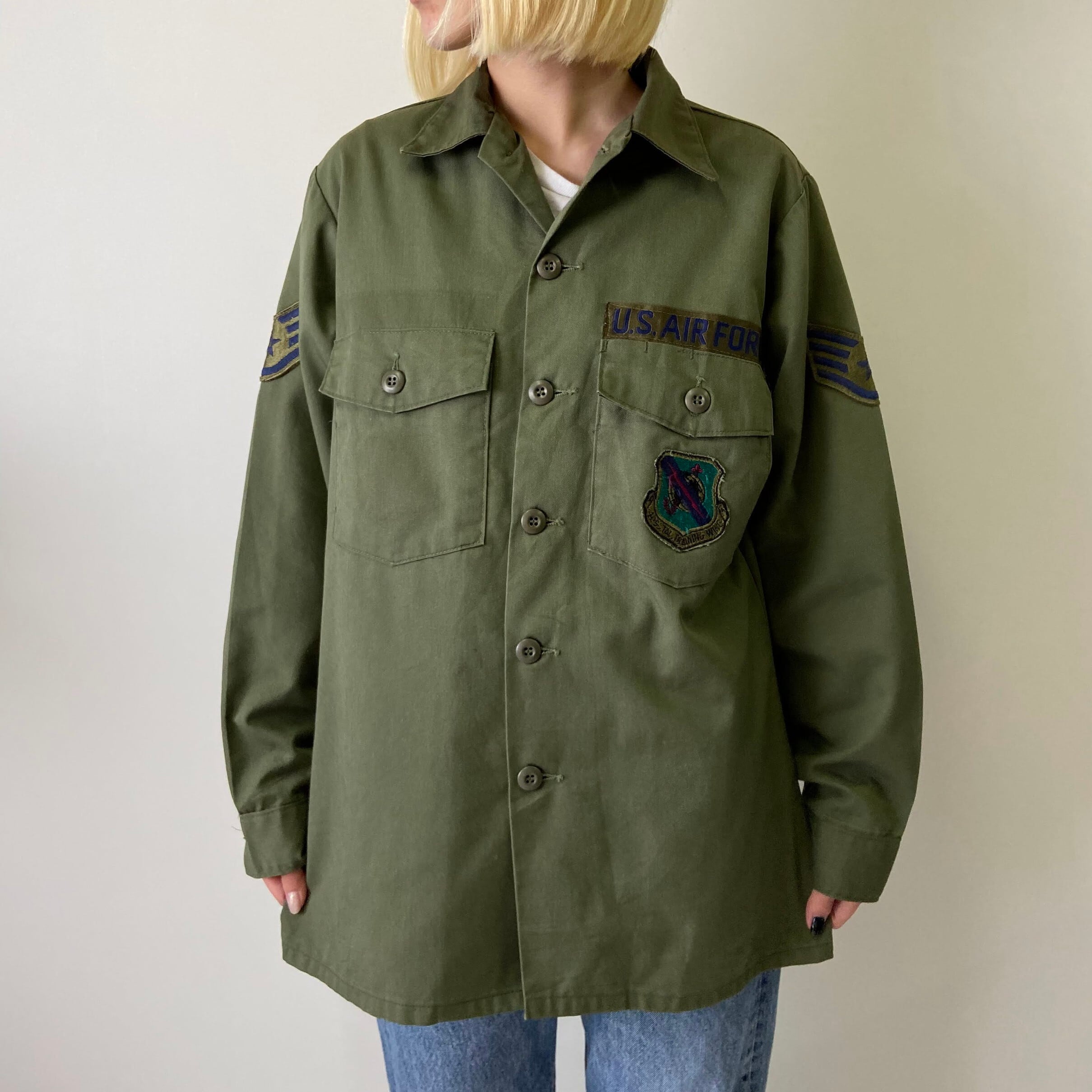 78年納品 70年代 米軍実品 U.S OG-507 ユーティリティシャツ