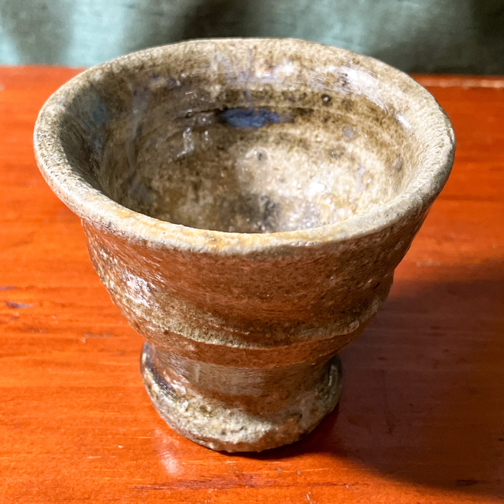 越前焼 焼締め ぐい呑み 青ノ木窯 松井勝彦作 | 趣味の陶器 桝久 | 食器