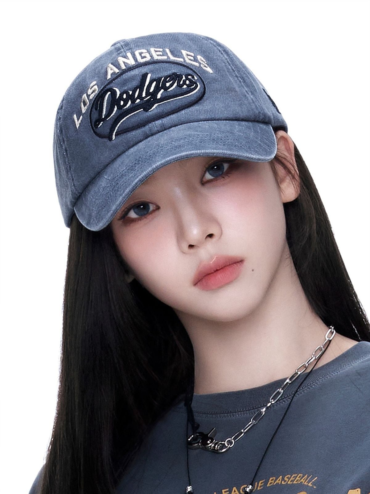 ☆aespa カリナ 【MLB】Varsity Vintage Cultural Stitch Unstruck