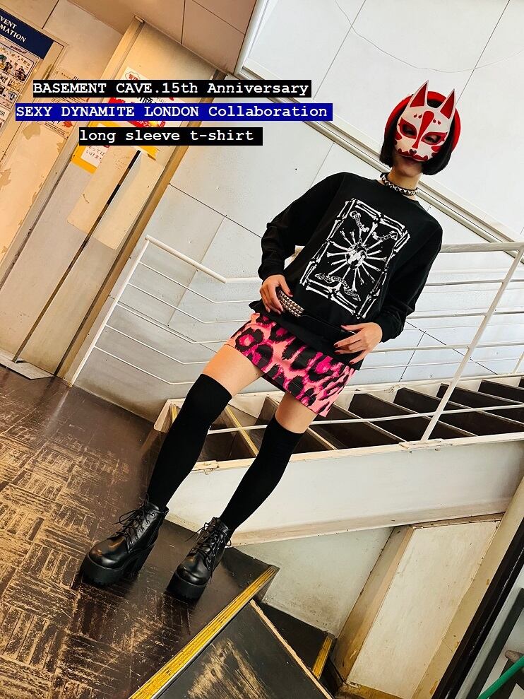 SEXY DYNAMITE LONDONコラボBASEMENT CAVE.15thAnniversaryロンT