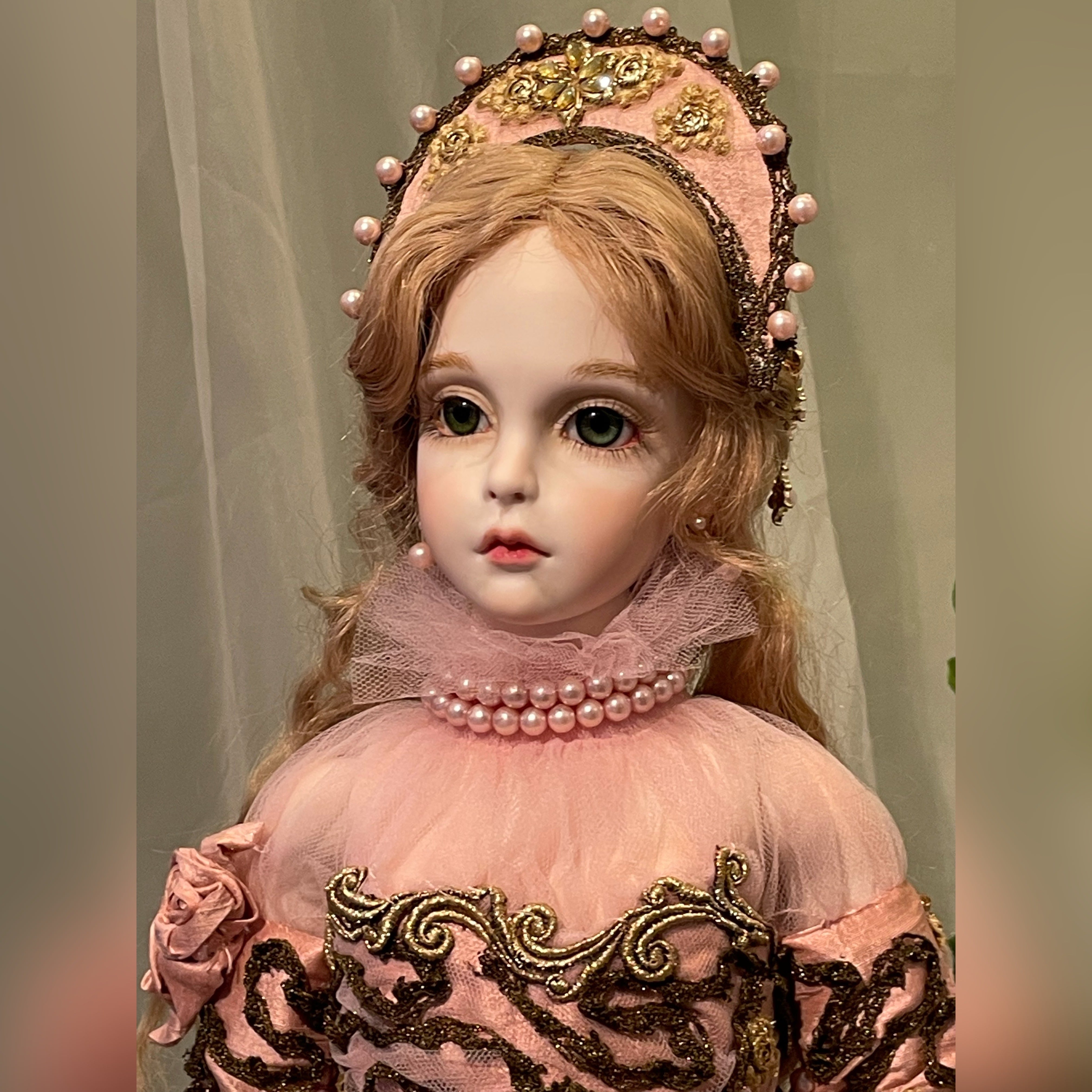 ローザ（約66cm）ビスクドール | 創作人形館ミワドールBASE店