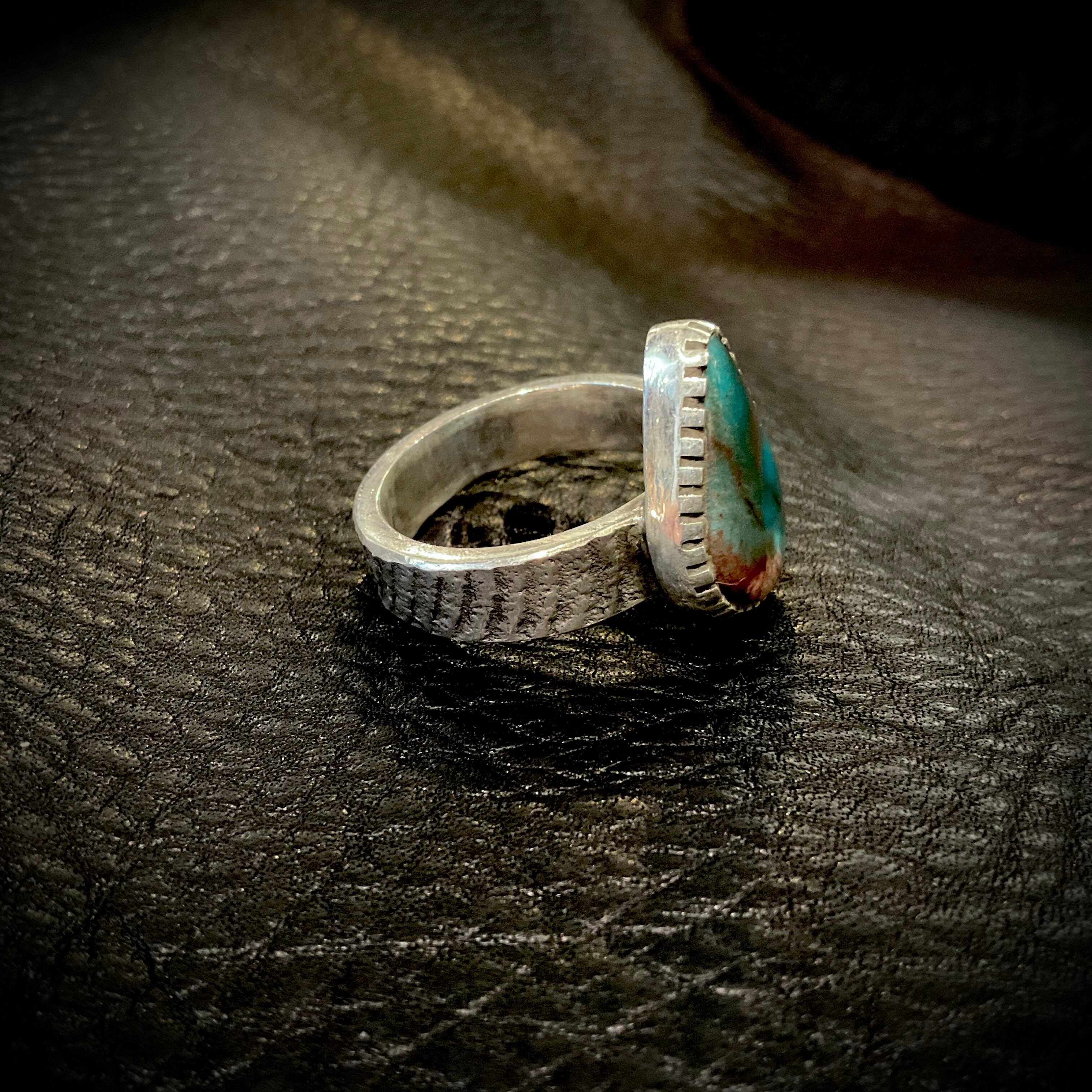 WHEEL WORKS ホイールワークス Smoky Bisbee Turquoise Ring