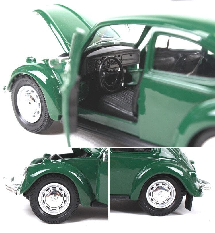送料無料 1/24 VW フォルクスワーゲン タイプ1 ビートル クラシック 緑