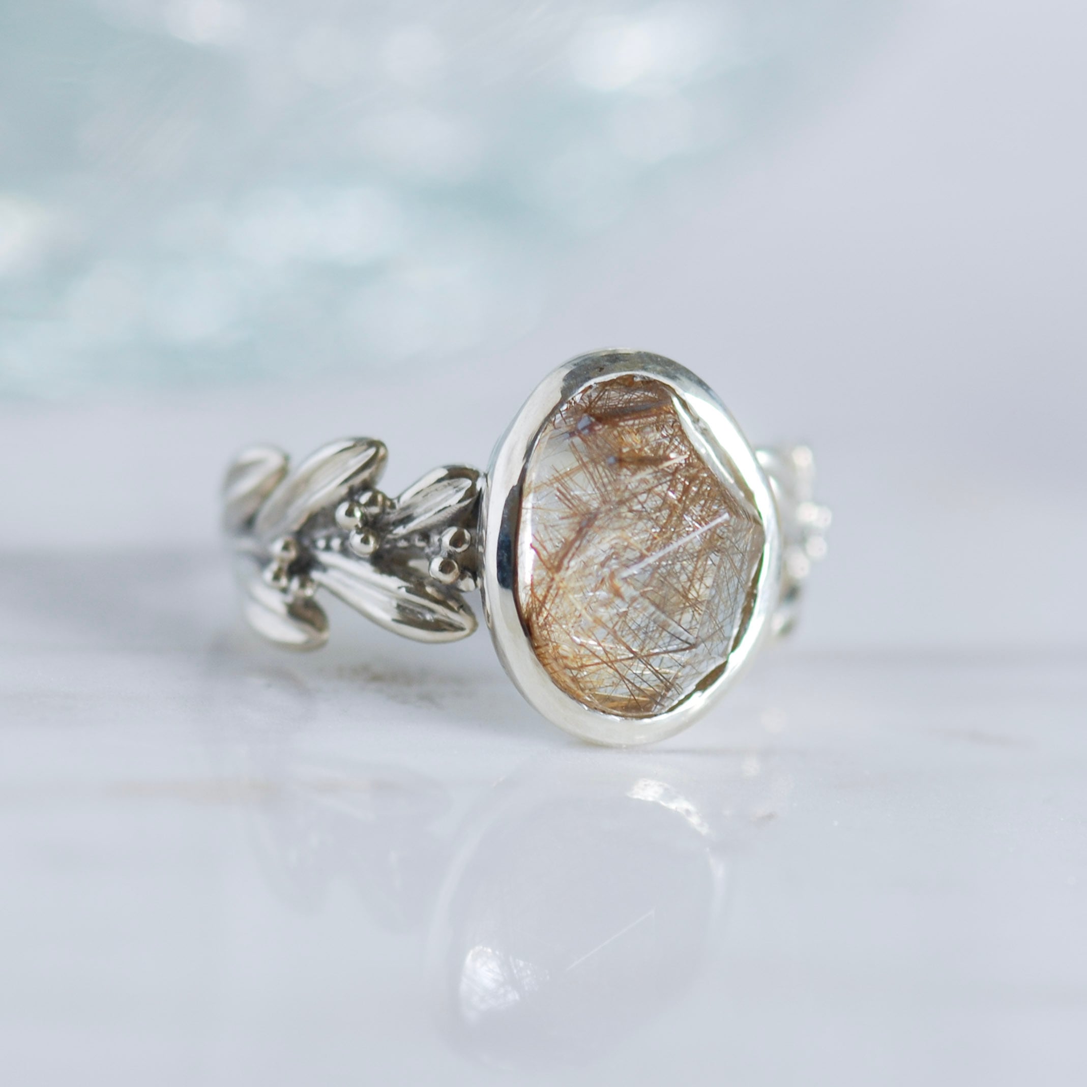 シルバールチルクォーツ リング 【1点限り】 | DoubleMoon jewelry