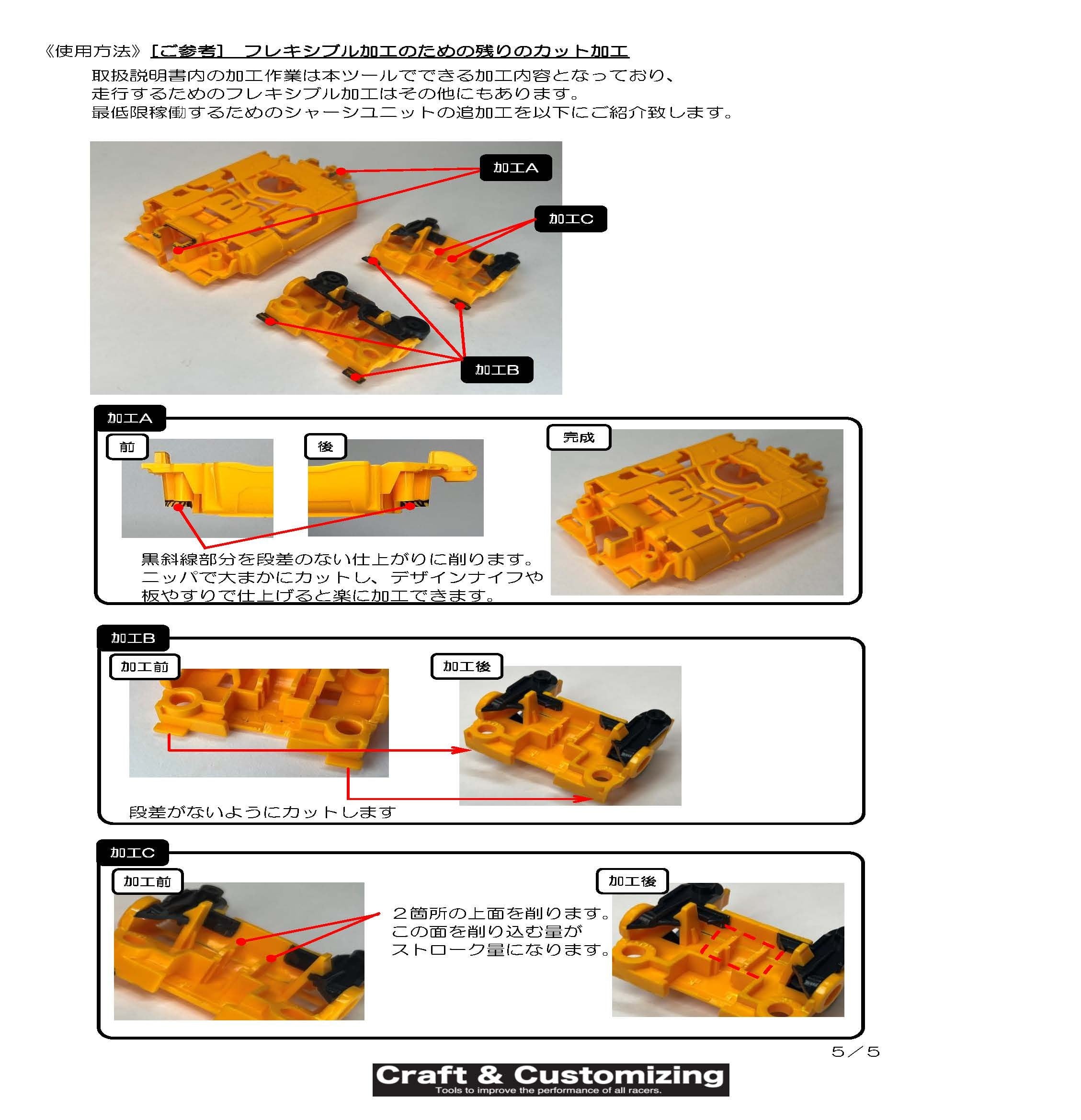 CC23 MSｼｬｰｼ用 フレキシブル加工ツール Ver.M | P!MODEL LABO STORE